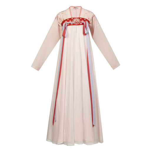 重回汉唐萦妆汉服女刺绣日常对襟齐胸襦裙10破交窬裙6米大摆秋装 商品图4