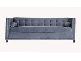 NS家居nsfurniture软包拉点布艺三人位沙发NSSF-5158B-60 商品图0