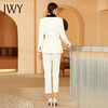 IWY/端庄白色西装套装女职业装气质女神范商务正装面试装西服194072C1+P1-1 商品缩略图4