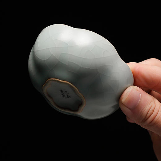 陶瓷功夫茶具.汝窑莲花杯 商品图4