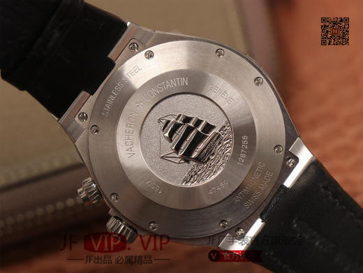 TWA 江诗丹顿 纵横四海多功能腕表 腕表尺寸42mmX13.5mm 316L精钢表壳 采用复刻版1222—SC型机芯 动力显示 昼夜显示 日期 和双时区等 商品图6