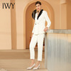 IWY/端庄白色西装套装女职业装气质女神范商务正装面试装西服194072C1+P1-1 商品缩略图2