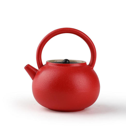 茶壶.陆宝红色提梁壶 商品图3