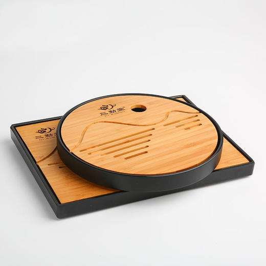 茶盘.竹缘山水（小黑） 商品图1