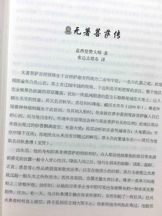 正版原装 入行论释·善说海 入菩萨行论 无著菩萨　著，索达吉　译 商品图4