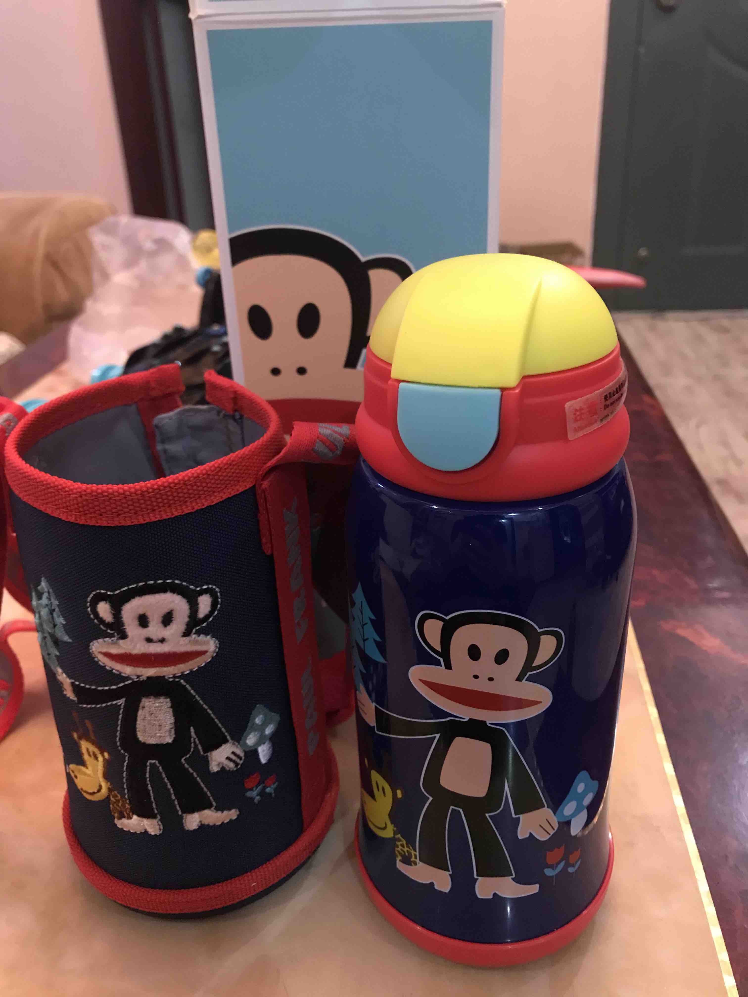 好用paulfrank大嘴猴儿童保温杯保温壶正品