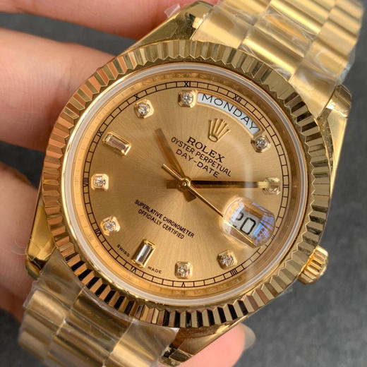 版本【全金款】ROLEX   劳力士 EW终极版原版3255自动机械机芯星期日历型系列 男士星期日志腕表，40毫米直径 商品图2