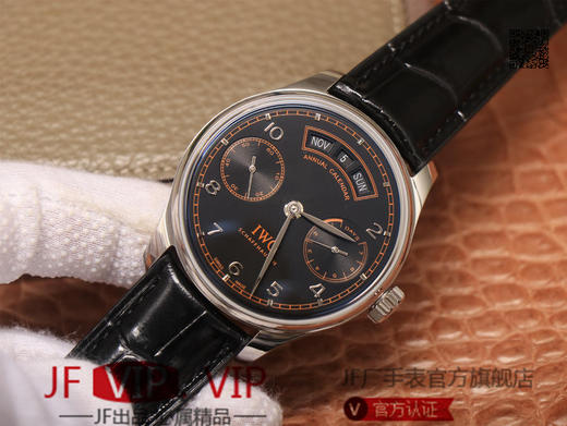 YL万国葡萄牙系列年历腕表，腕表尺寸44mmX15mm，拆解原装IWC52850机芯，实现结构与IWC52850机芯能有80%的吻合度。男士腕表 商品图1