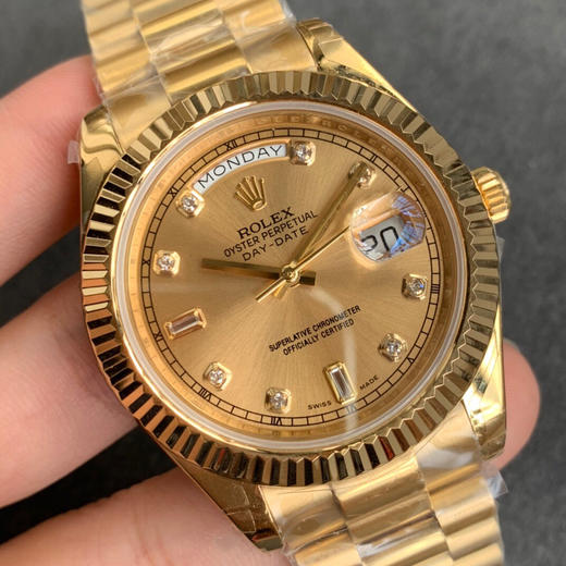 版本【全金款】ROLEX   劳力士 EW终极版原版3255自动机械机芯星期日历型系列 男士星期日志腕表，40毫米直径 商品图1