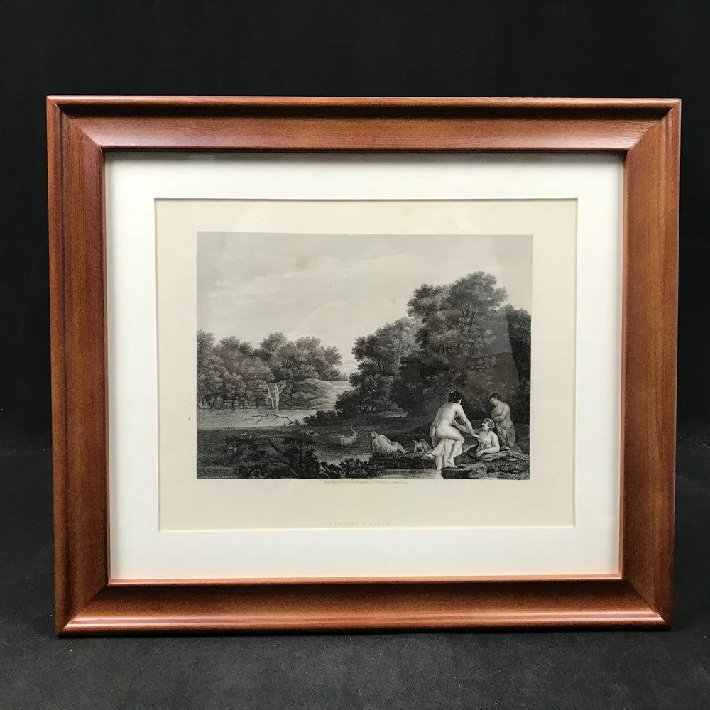 0219世纪末皇家艺术画廊出版名家钢版画带装裱026款可选系列四