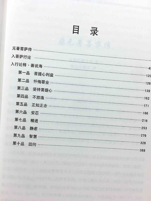 正版原装 入行论释·善说海 入菩萨行论 无著菩萨　著，索达吉　译 商品图3