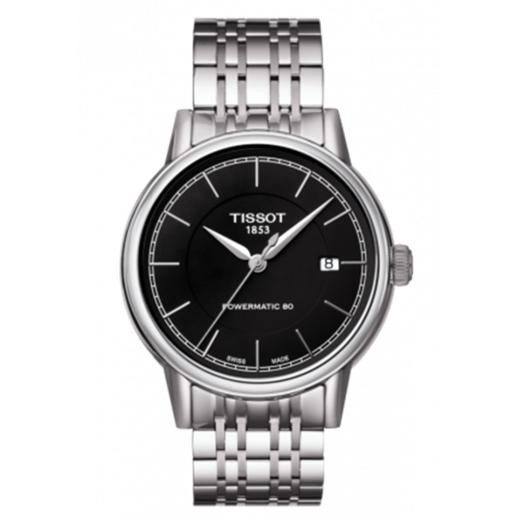 天梭Tissot卡森系列T085.407.11.051.00钢带80机芯机械男表 商品图0