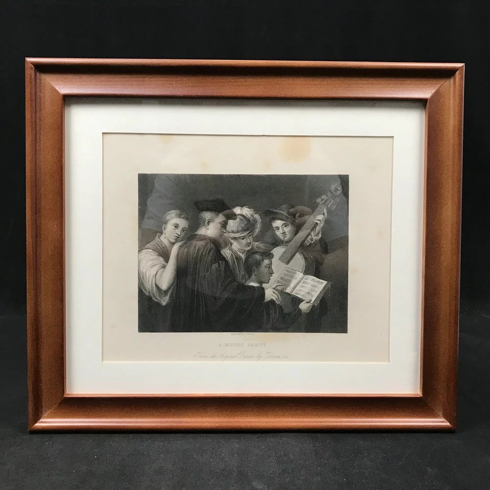 19世纪末皇家艺术画廊出版名家钢版画带装裱6款可选(系列三)