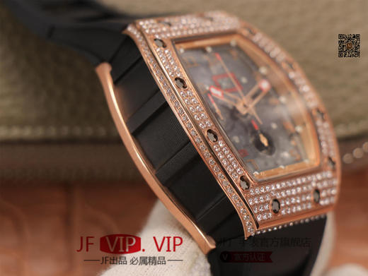 Kv 台湾 RM011菲利普-马萨限定玫瑰金钻石版，强势出击，首款Rm011奢华满钻系列，全自动计时机芯，尺寸50*40毫米 商品图5