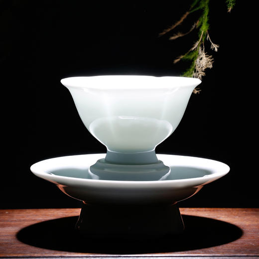 玉瓷茶盏手工主人杯 商品图3
