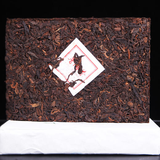 吉顺号普洱熟茶2013年普洱方砖口粮茶叶五年陈茶老茶500克*2片 商品图2