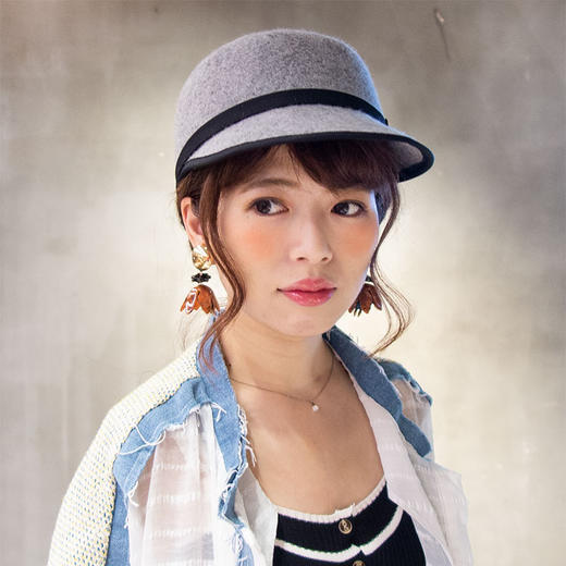 北京仓｜CA4LA-SUNNY SMILE-浅灰色 经典马球帽［日本设计师］ 商品图3