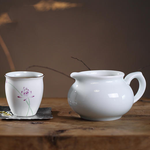 陶瓷功夫茶具.影青瓷过滤分茶器 商品图1