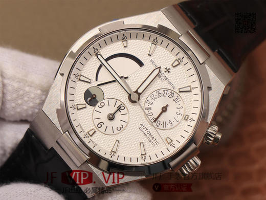 TWA 江诗丹顿 纵横四海多功能腕表 腕表尺寸42mmX13.5mm 316L精钢表壳 采用复刻版1222—SC型机芯 动力显示 昼夜显示 日期 和双时区等 商品图3