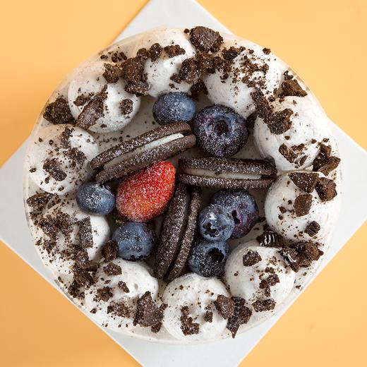 奥利奥旋风下午茶 5寸 直径约12.5cm 无生日帽和生日蜡烛 配刀叉碟 商品图1