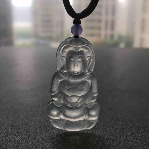 高冰到玻璃种翡翠小观音 商品图9