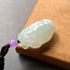 糯冰种飘阳绿翡翠三足金蟾 商品缩略图0