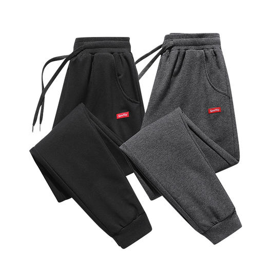 男士休闲裤春秋季纯棉小脚裤青年男九分束脚运动卫裤子 商品图4