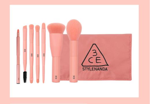 【现货】STYLENANDA官方 3CE 化妆刷套装 7支+化妆包 商品图1