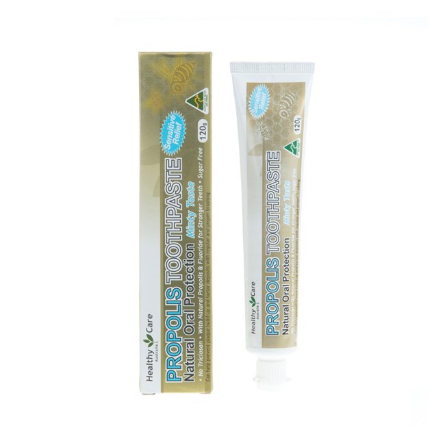 【澳洲直邮】Healthy Care 蜂胶牙膏 120gJPY带授权招加盟代理
