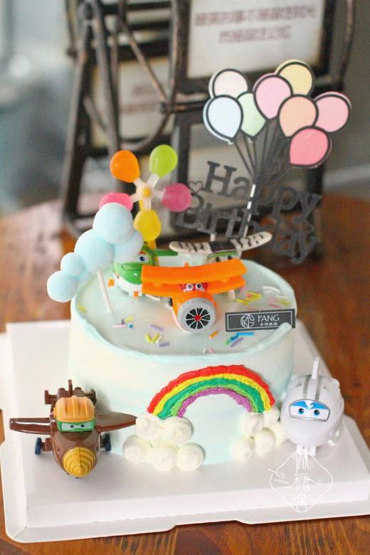 卡通飞机汽车装饰蛋糕 商品图1