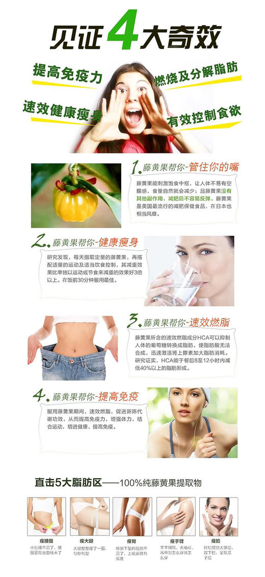 【澳洲直邮】Healthy Care 藤黄果胶囊 100粒JPY带授权招加盟代理 商品图3