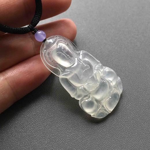 高冰到玻璃种翡翠小观音 商品图8