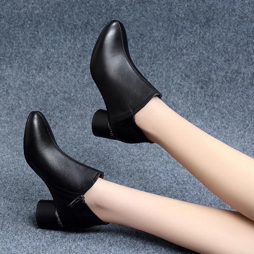 LN-A-188秋季新款高跟女短鞋百搭单靴 XCX 商品图3