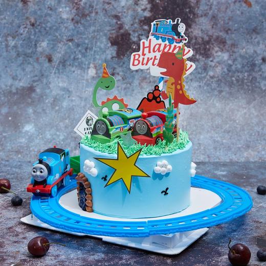 托马斯主题生日蛋糕 商品图1