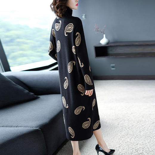 ZY-YD982秋冬新款高贵针织连衣裙 XCX 商品图4