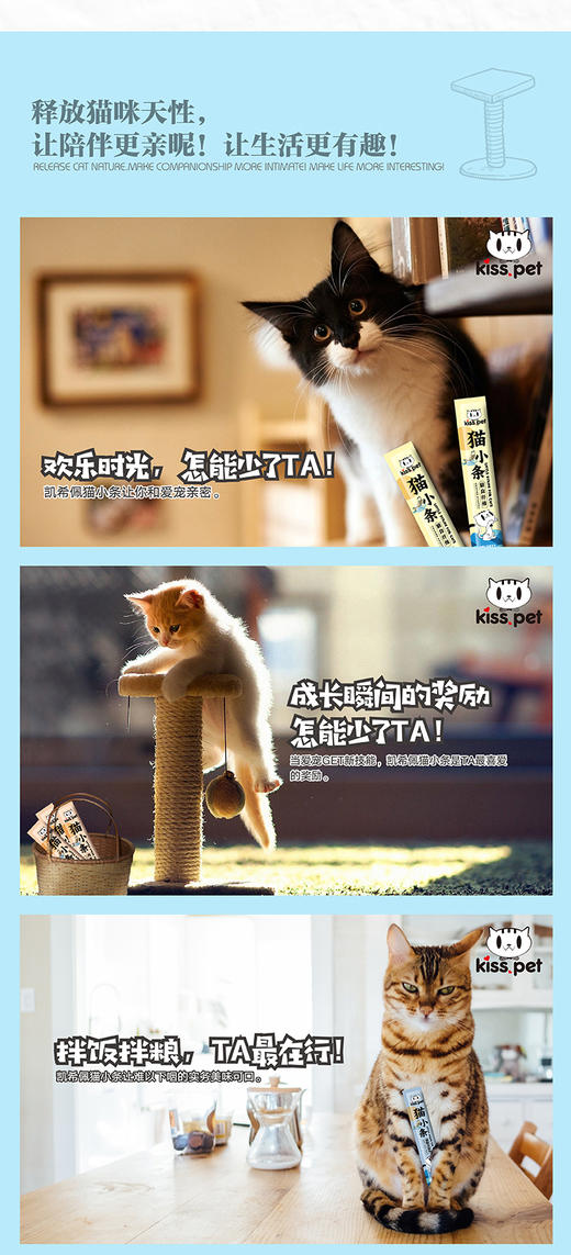 KISSPET凯希佩猫小条15gx6条/袋 宠物猫零食JPY带授权招加盟代理 商品图6