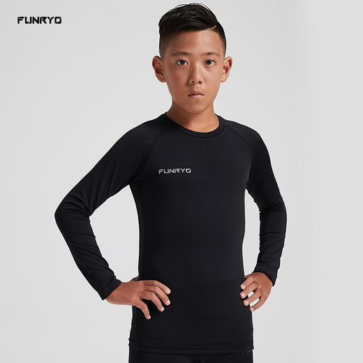 【青少年】FUNRYO蜂锐FUN系列运动长袖紧身衣紧身裤套装 商品图1