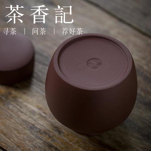 茶香记 紫泥直圆外盖醒茶罐-紫韵 紫砂材质 醒茶必备 雅致简洁 商品图4