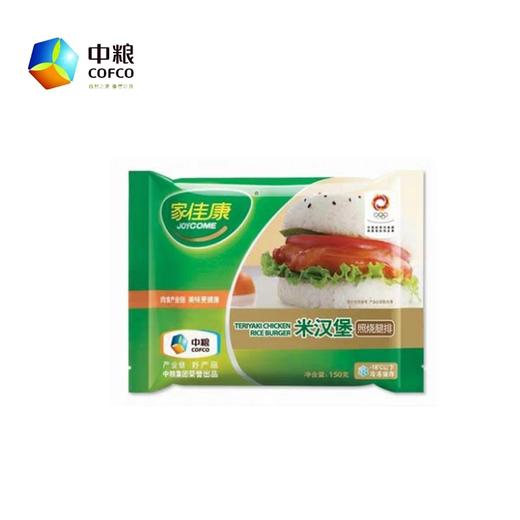 中粮照烧鸡腿排米汉堡 150g袋装冷冻肉副食品 商品图0