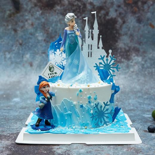 艾莎公主冰雪女王蛋糕 商品图0