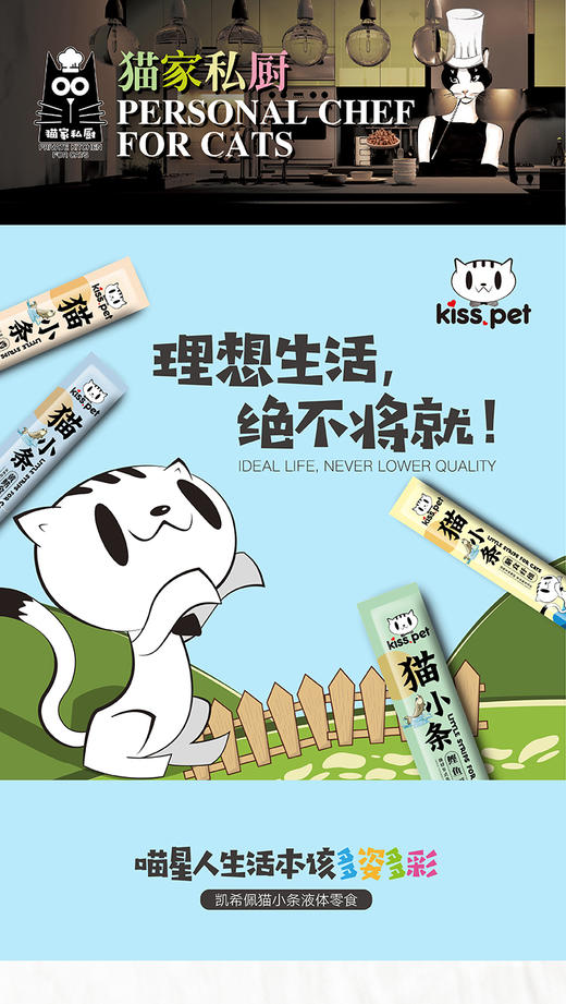 KISSPET凯希佩猫小条15gx6条/袋 宠物猫零食JPY带授权招加盟代理 商品图1