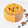 栗子芒果-一个蛋糕两个口味，左边芒果蛋糕，右边栗子蛋糕 商品缩略图0