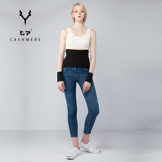 T7 羊绒护膝/护腰/护脖   超薄男女通用四季空调房老寒腿膝盖关节保暖防护 商品图3