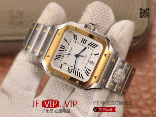 BV男装大号-卡地亚新款山度士 表壳：316材质表盘：渐变蓝色表针，尺寸：39.8X47.5X9.08毫米表冠：蓝宝石机芯：MIYOTA-9015 商品图2