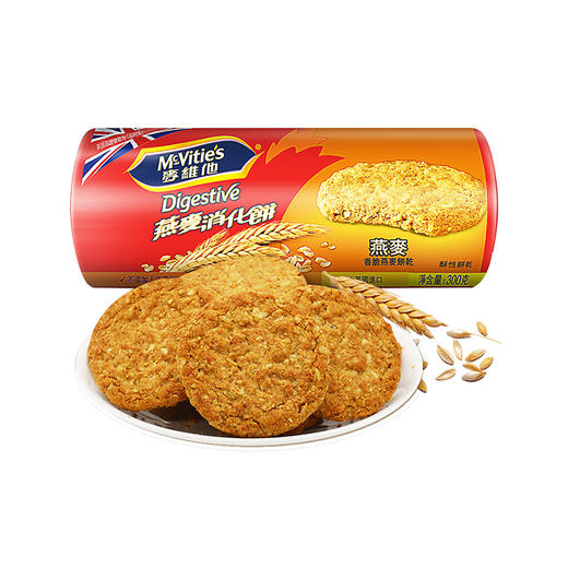 英国进口饼干麦维他及时乐燕麦饼300g粗粮饼干零食消化早餐下午茶JPY带授权招加盟代理 商品图6