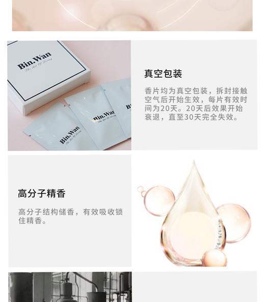 BINWAN/彬万 负离子驱蚊手环 替换香片补充片 3片JPY带授权招加盟代理 商品图3