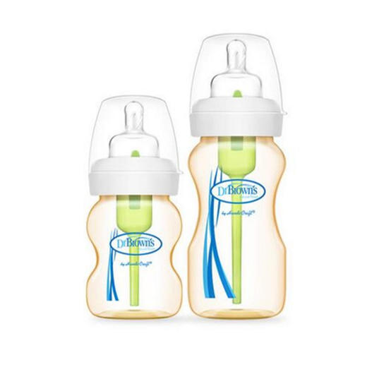 【一般贸易中文标】布朗博士爱宝选初生婴儿PPSU宽口套装奶瓶（150ml+270ml） 商品图0