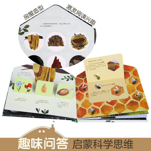 这是我的家科普翻翻书-动物的家 原价：88 商品图4