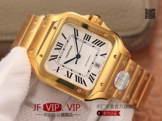 BV男装大号-卡地亚新款山度士 表壳：316材质表盘：渐变蓝色表针，尺寸：39.8X47.5X9.08毫米表冠：蓝宝石机芯：MIYOTA-9015 商品图2