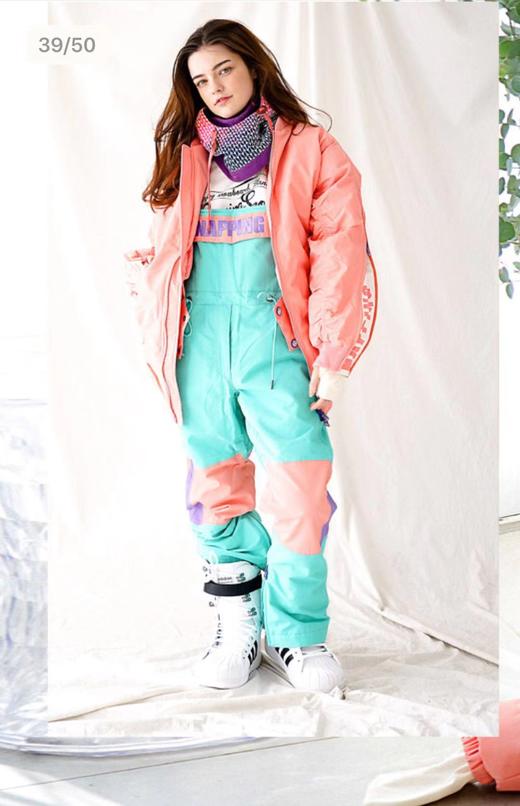 NAPPING 成人女款潮牌滑雪背带裤  P-11988 商品图1